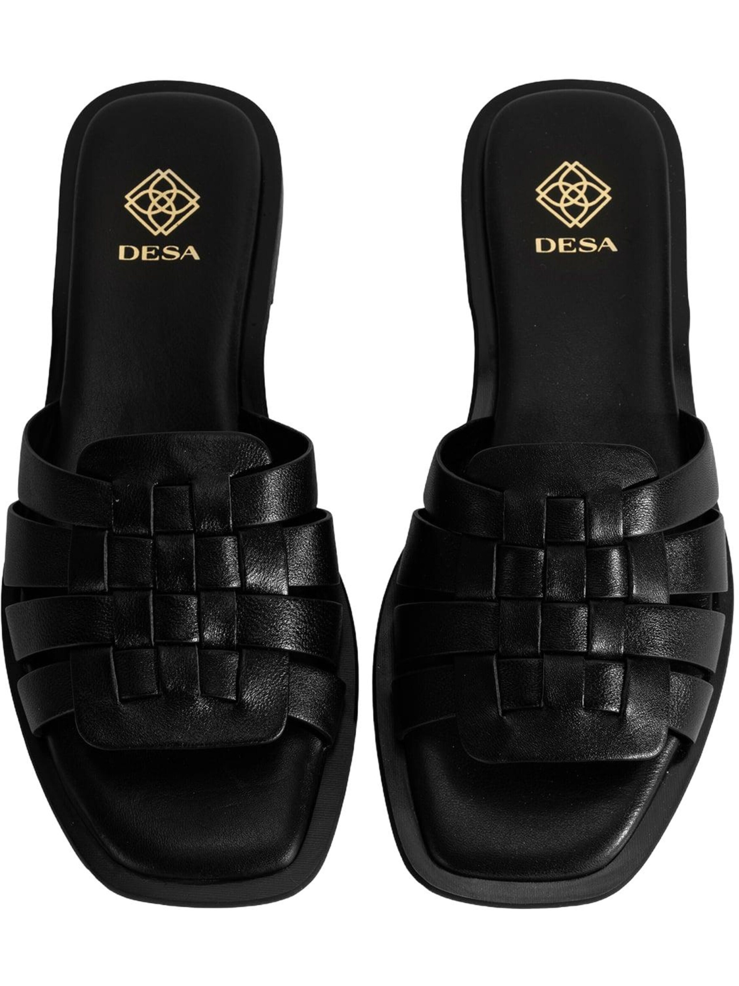 Desa - Zapatos abiertos 'Hausschuhe' en negro