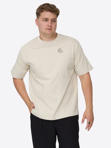 Dxnmxrk T-Shirt 'Gafar' in Beige: Vorderseite