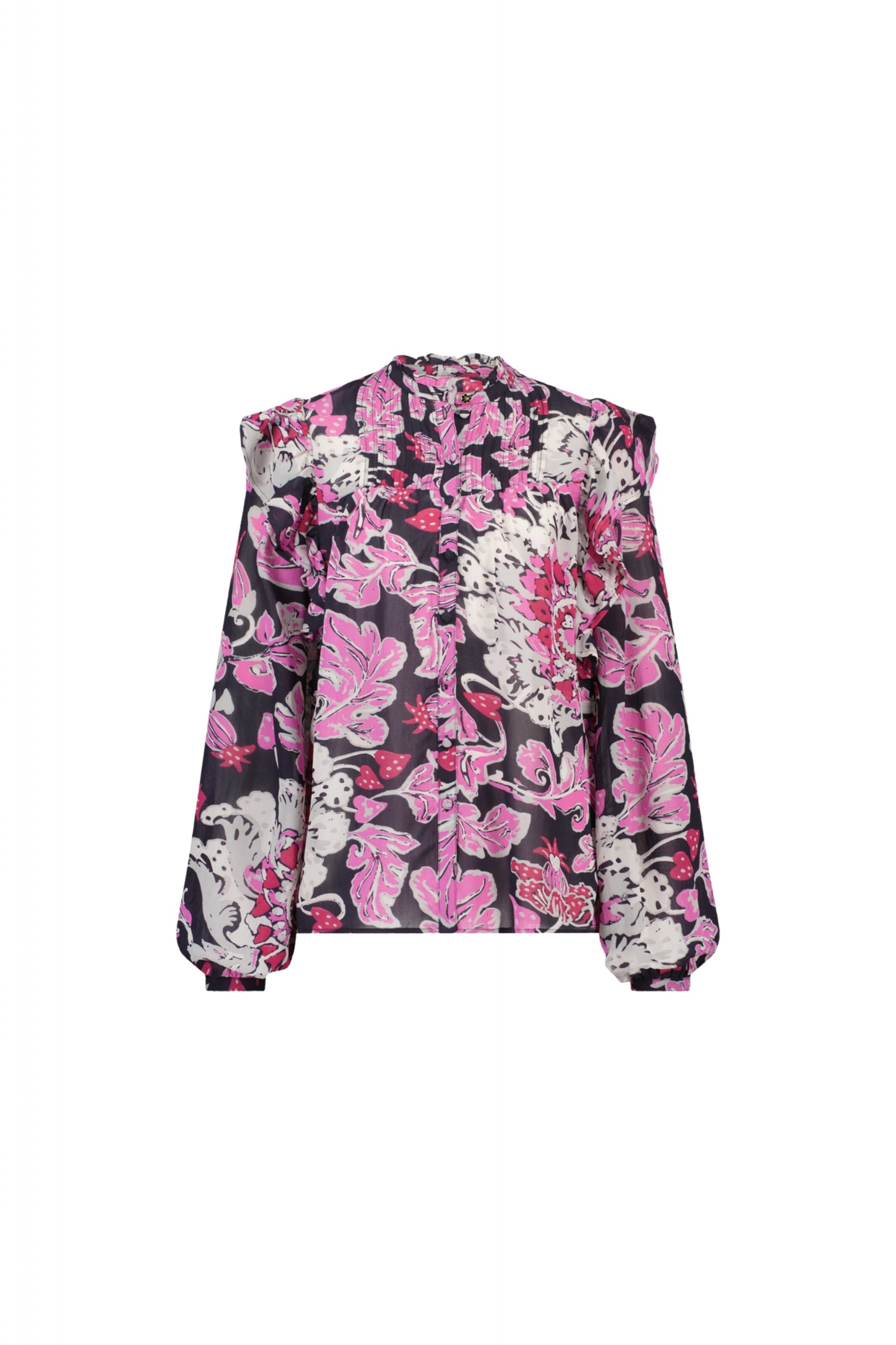 Fabienne Chapot Blouse 'Bibi' in Pink: front