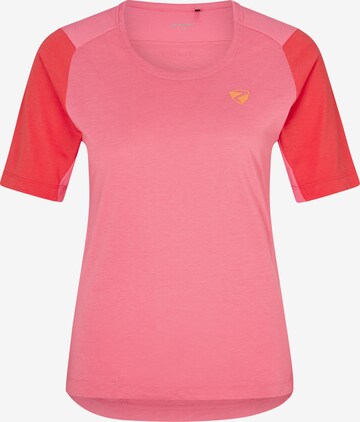 ZIENER Performance Shirt 'NESTONIA' in Pink: front