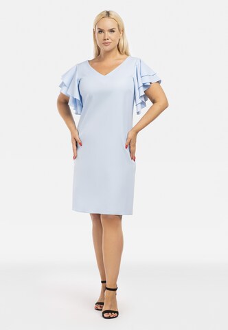 Robe de cocktail 'ELIANA' Karko en bleu