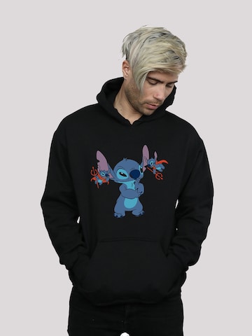 F4NT4STIC Sweatshirt 'Lilo And Stitch Little Devils' in Black