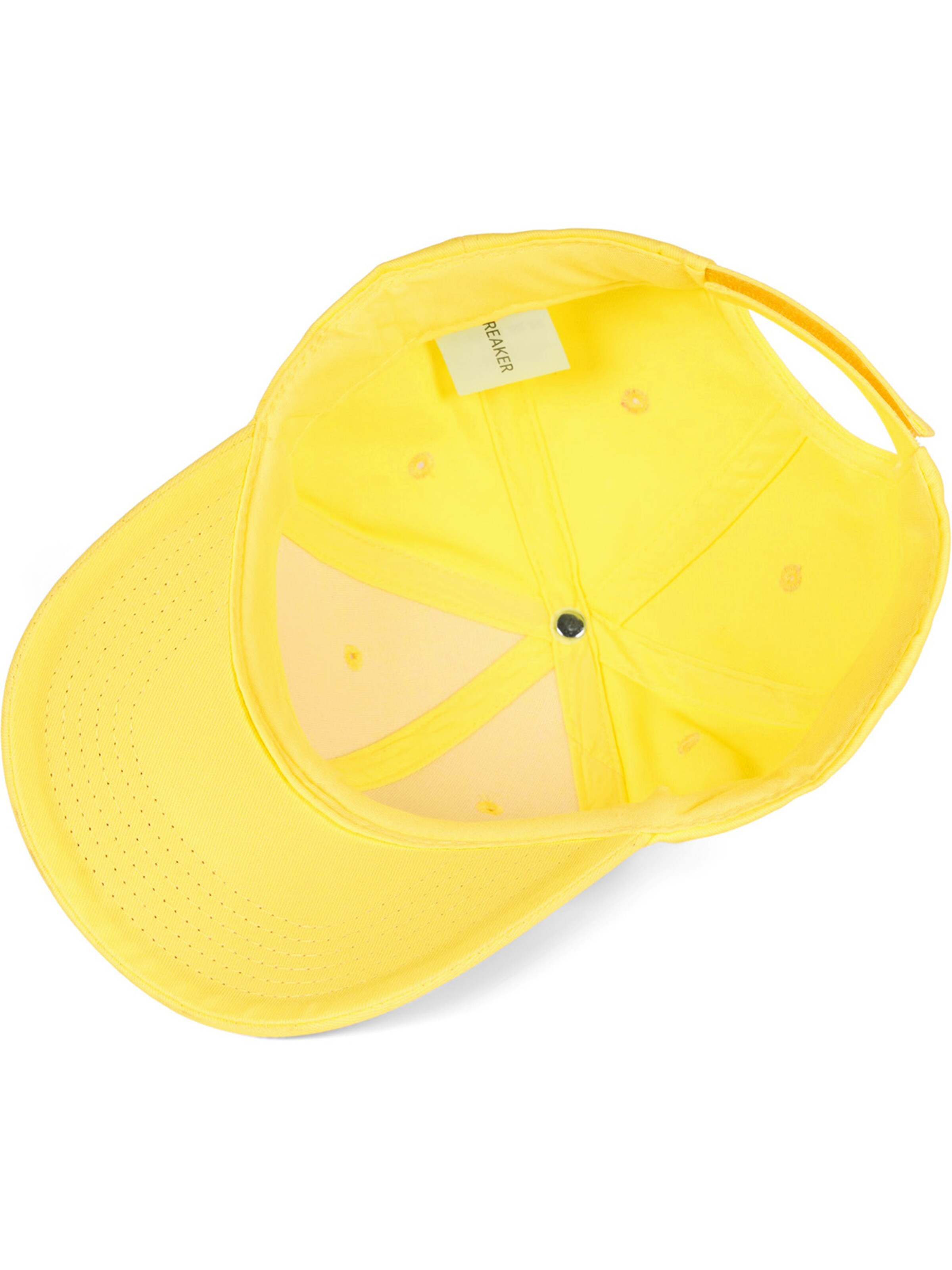 styleBREAKER Cap 'Baseball Cap Einfarbig'‌‌‌‌‌ in Gelb