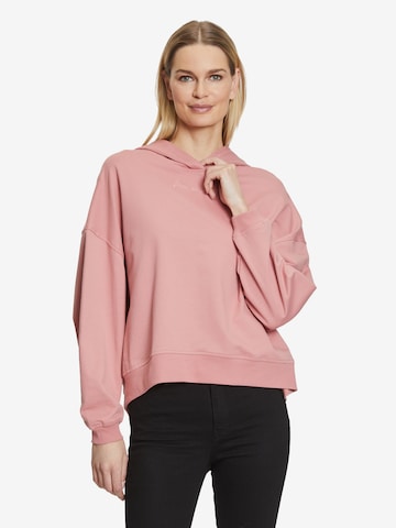 Sweat-shirt Betty Barclay en rose : devant