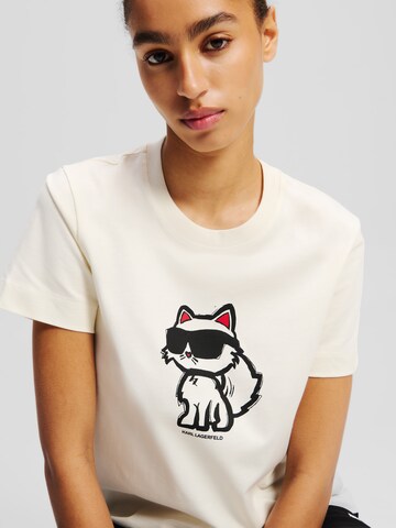 Karl Lagerfeld Shirt 'IKON' in Beige