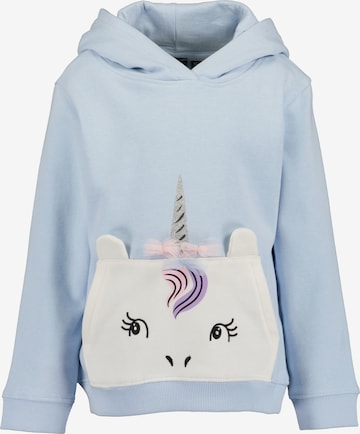 BLUE SEVEN Sweatshirt i blå: framsida