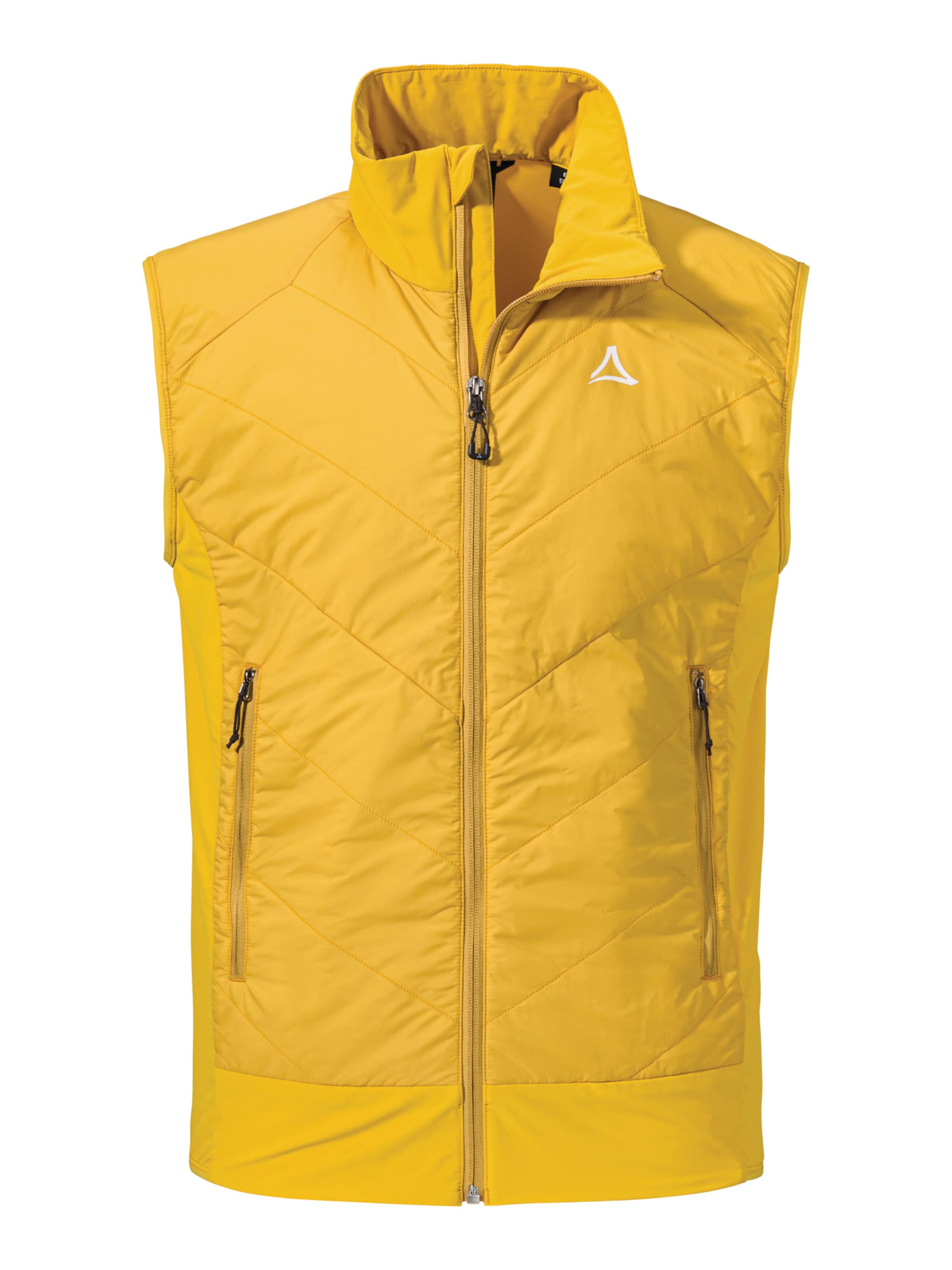 Schöffel Bodywarmer 'Hiking Hybrid Vt' in Geel: voorkant
