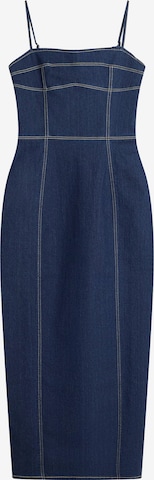 BershkaHaljina - plava boja: prednji dio