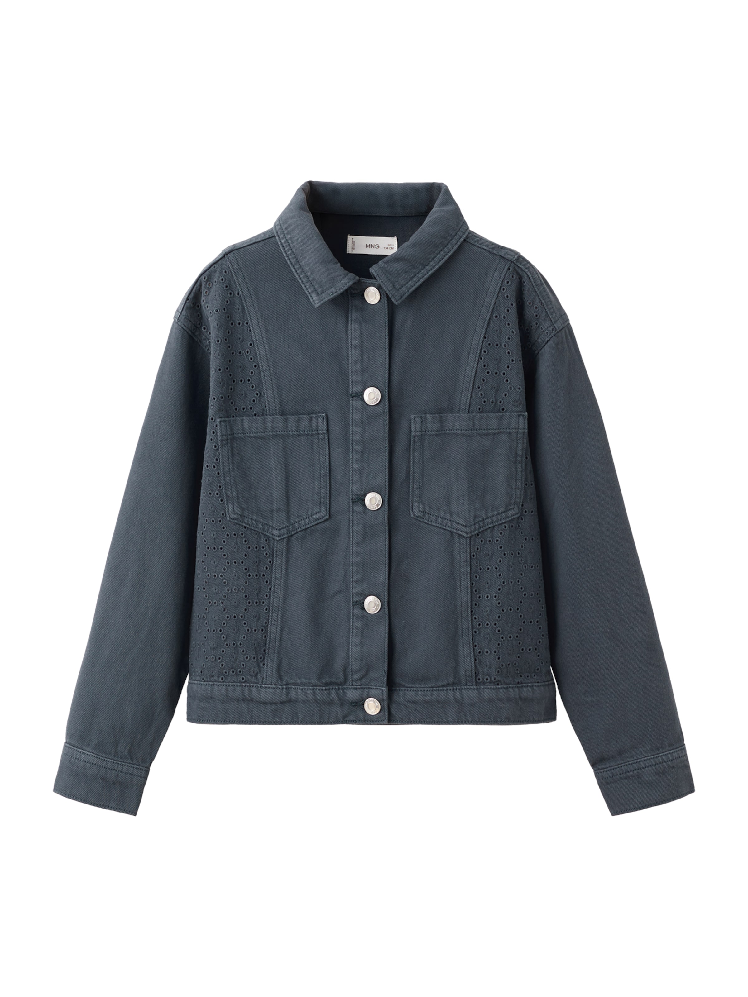 MANGO KIDS Átmeneti dzseki 'Carlaset' - kék: elől