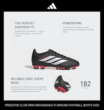 ADIDAS PERFORMANCE Спортни обувки 'Predator Club' в черно