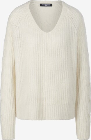 Fadenmeister Berlin Sweater in White: front