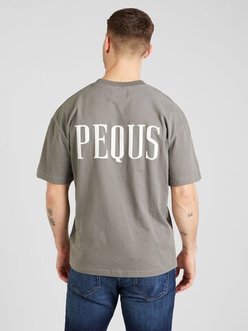 Pequs Shirt in Grijs: voorkant