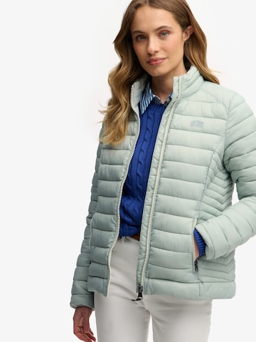 Geacă de primăvară-toamnă de la Superdry pe verde