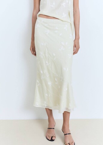 MANGO Rock 'Tania-h' in Beige: Vorderseite