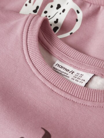 NAME IT Sweatshirt 'NMFNDOPA' in Lila