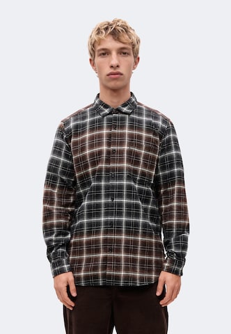 QS Regular Fit Skjorte i brun: forside