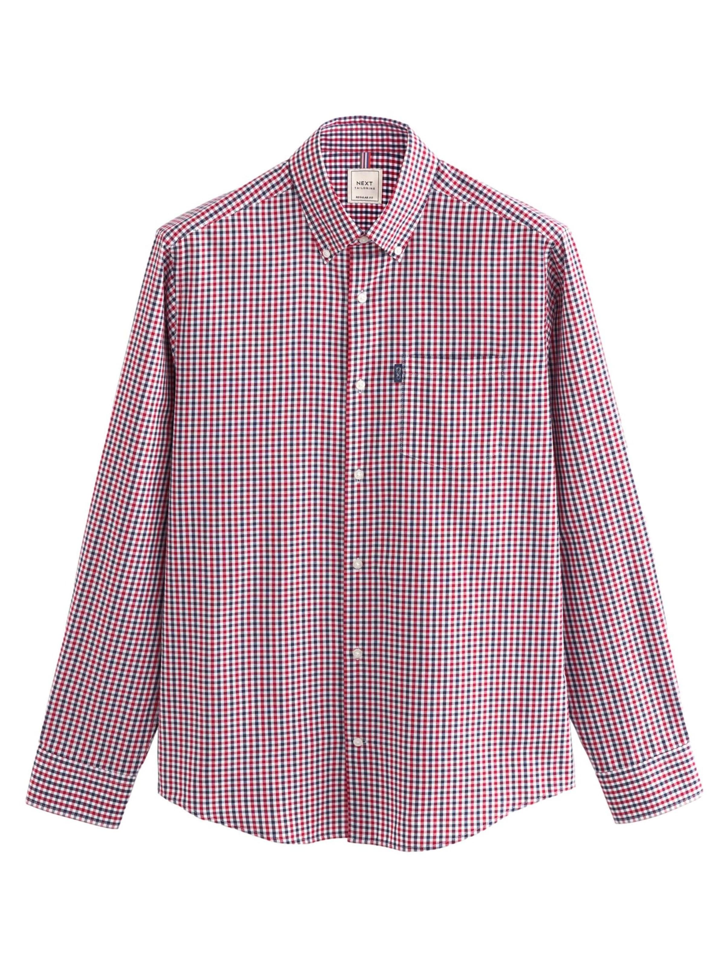 Next Regular Fit Hemd in Rot: Vorderseite