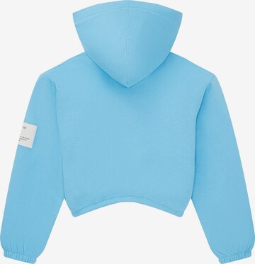 TOM TAILOR Zip-Up Hoodie in Blue