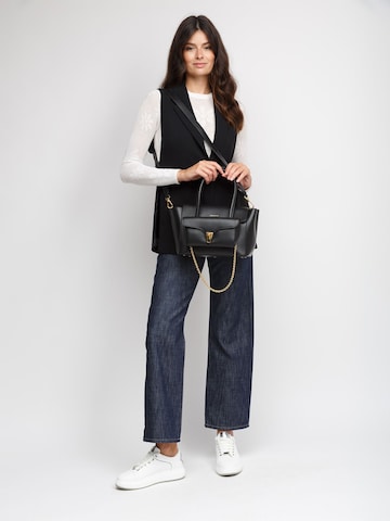 Borsa a mano 'Coccinelle Double Beat Handbag Grained Leather' di Coccinelle in nero: frontale