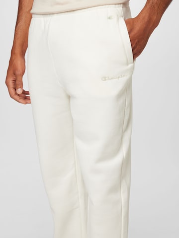 Champion Authentic Athletic Apparel Tapered Trousers in White