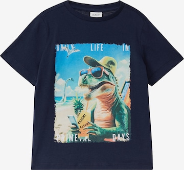 s.Oliver T-Shirt in Blau: Vorderseite
