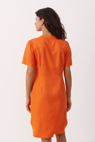 Part Two Shirt Dress 'Aminase' in Orange