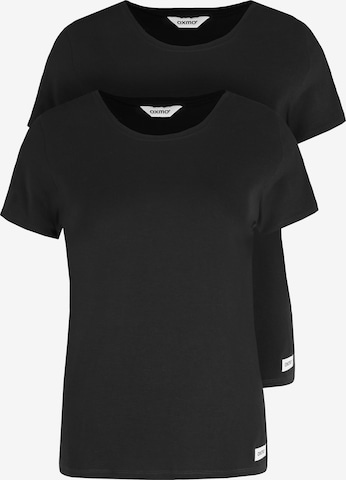 Oxmo Shirt 'Otta' in Zwart: voorkant