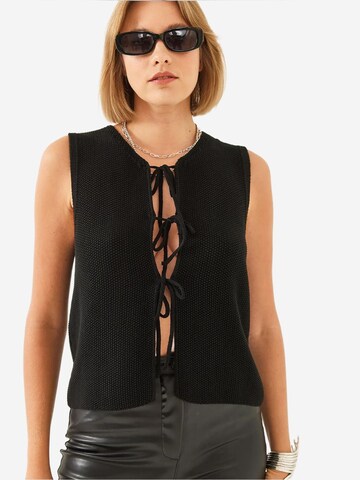 Bianco Lucci - Colete de malha em preto