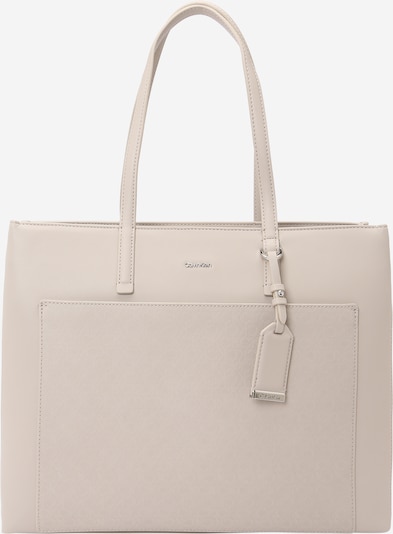 Calvin Klein Shopper torba 'MUST' u sivkasto bež, Pregled proizvoda