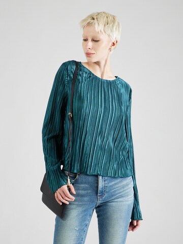 Camicia da donna 'NORA' di PIECES in verde: frontale