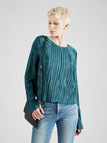 PIECES Blouse 'NORA' in Green: front