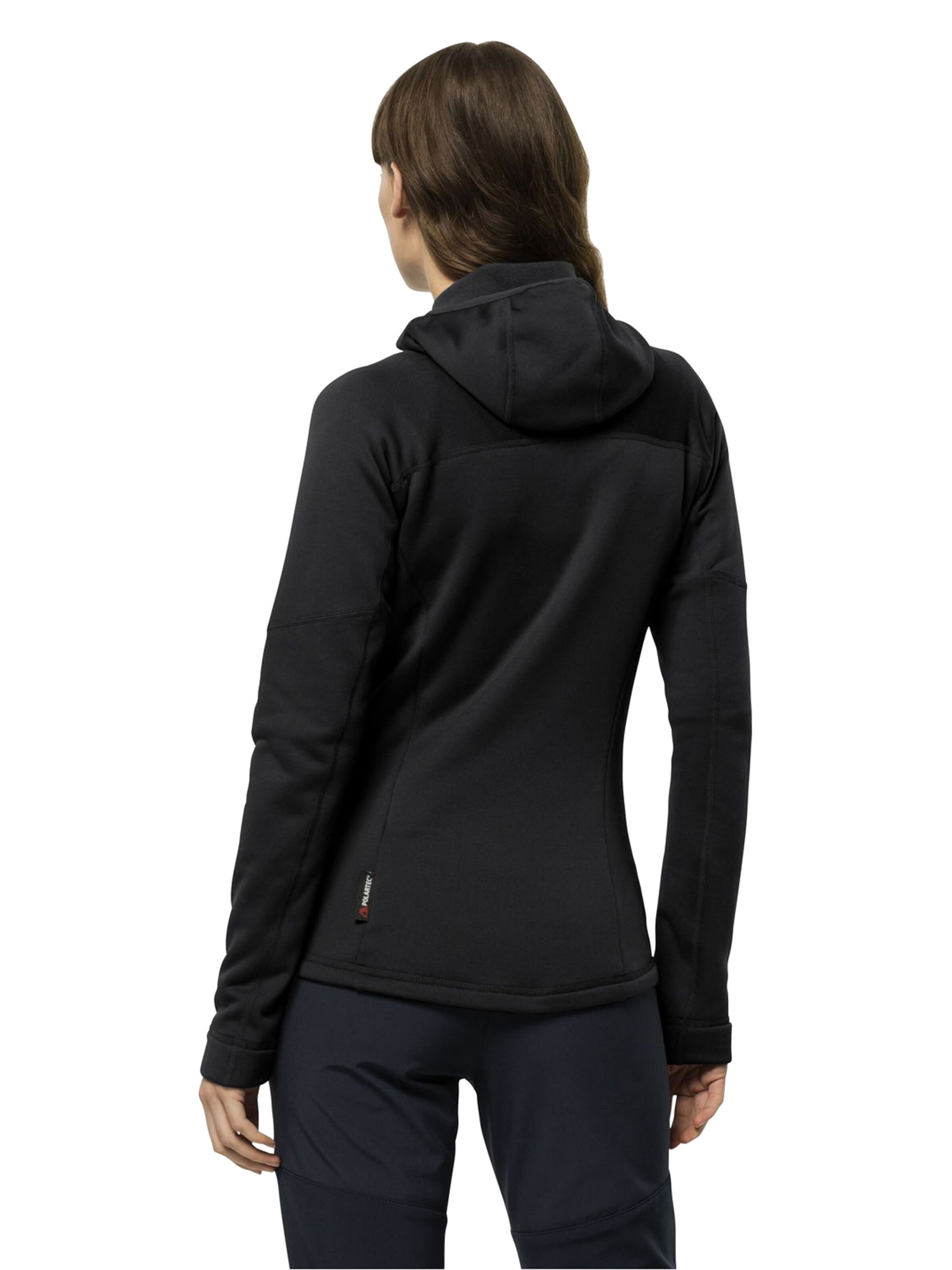 JACK WOLFSKIN Functionele fleece jas in Zwart