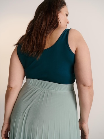 Guido Maria Kretschmer Curvy - Top 'Duffy' em verde