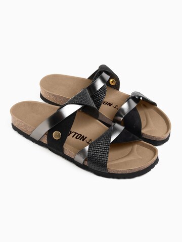 Bayton Mules 'BIARRITZ' in Schwarz