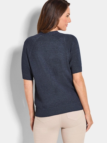 Goldner Gebreid vest in Blauw