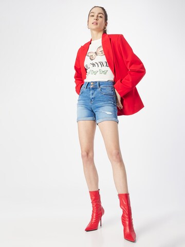 Coupe slim Jean 'BECKY' LTB en bleu