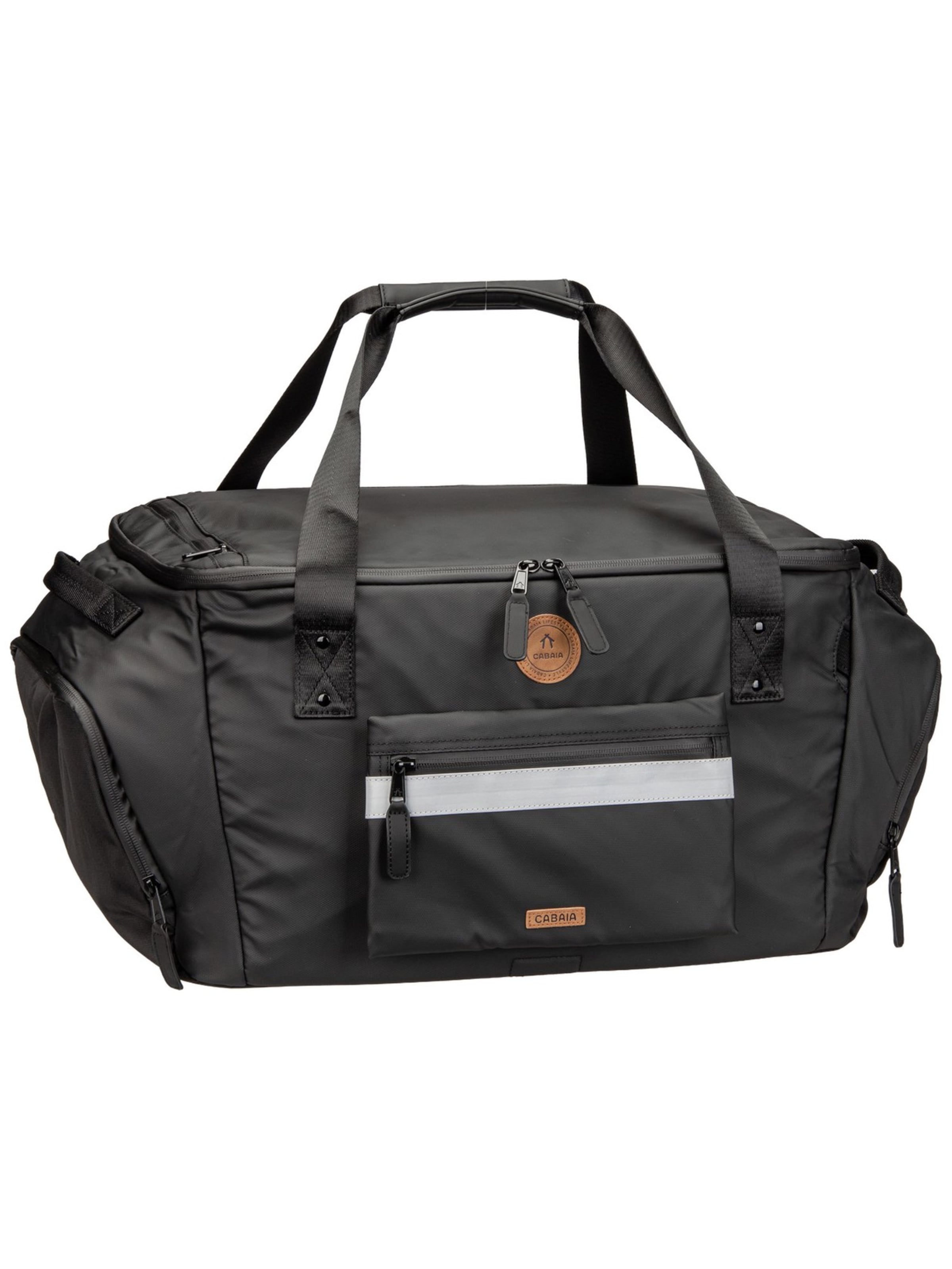 Cabaia Sporttasche ' Duffle Explorer Medium ' in Schwarz: Vorderseite