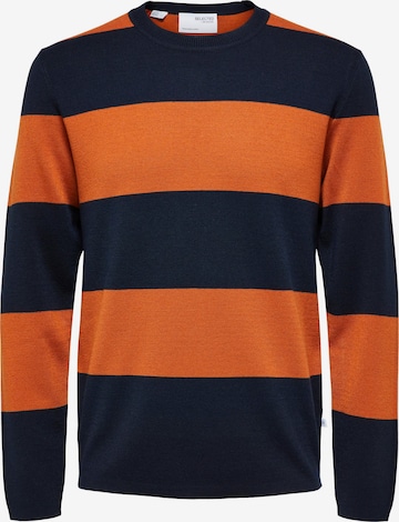 SELECTED HOMME Trui 'Martin' in Blauw: voorkant