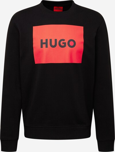 HUGO Sweatshirt 'Duragol' i melon / svart, Produktvisning