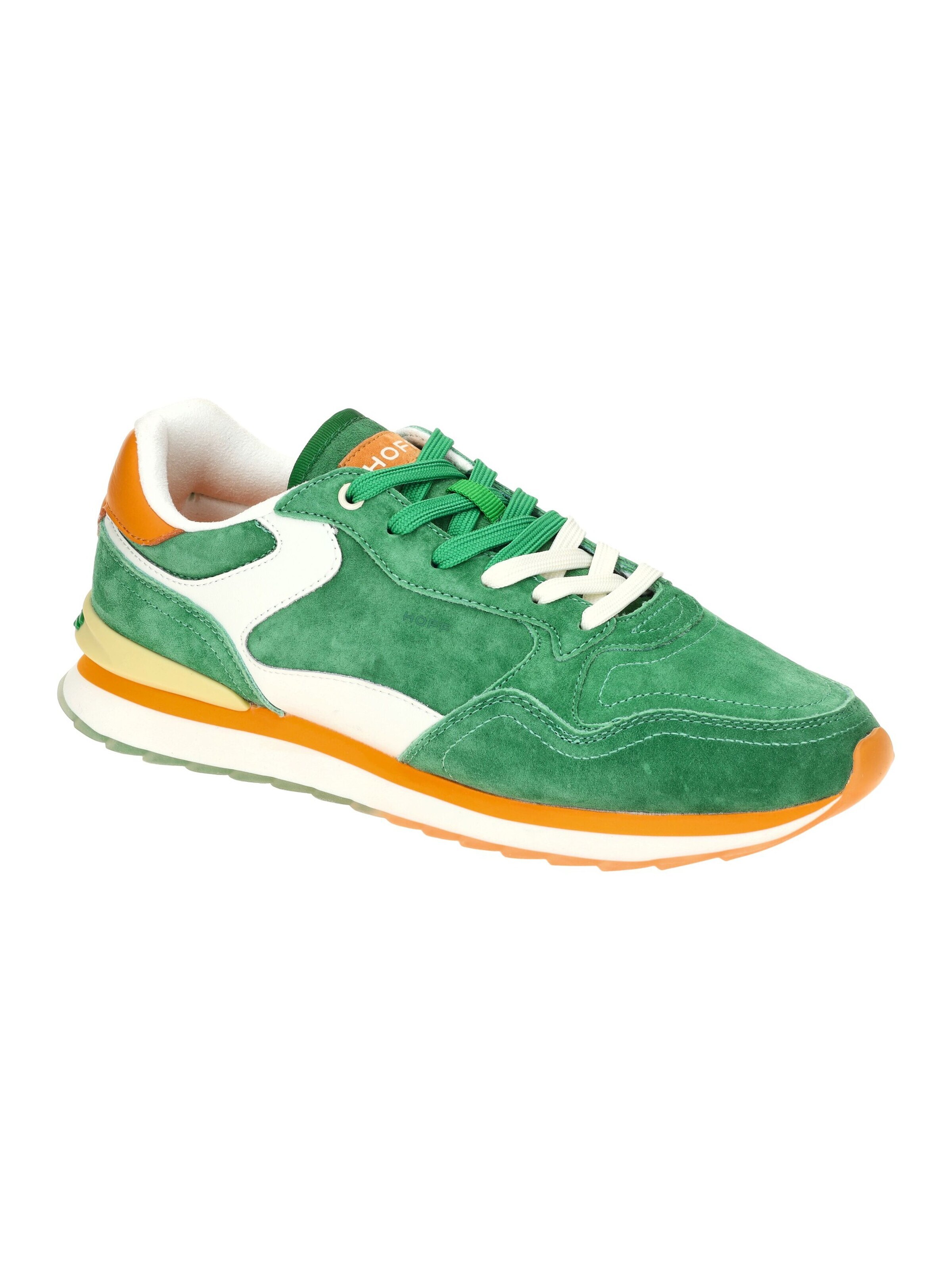HOFF Sneaker low 'Hoff Virdis Men Schuhe Sneakers grün Leder 22402613'‌‌‌‌‌‌‌ in Grün: Vorderseite