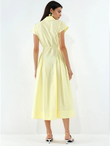 Busem Dress 'Midi' in Yellow