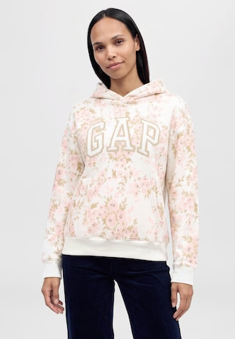 Felpa 'V-NEW HERITAGE' di Gap Petite in bianco: frontale