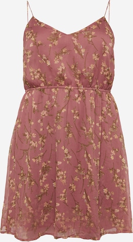 Vero Moda CurveLjetna haljina 'Smilla' - roza boja: prednji dio