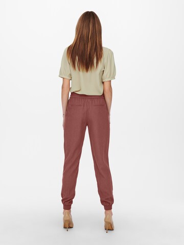 ONLY Tapered Trousers 'ONLKelda-Emery' in Red