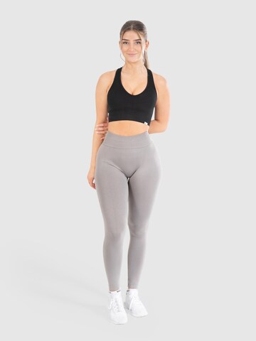 Smilodox Skinny Leggings 'Slayton Scrunch' in Grau