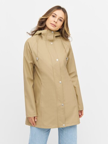 Manteau fonctionnel 'RAIN87' ILSE JACOBSEN en marron : devant