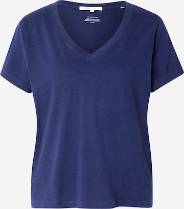 T-shirt 'Favorite Cotton V-Neck Tee' LEVI'S ® en bleu : devant
