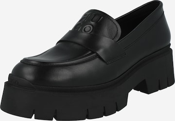 HUGO Pantofle 'Kris' w kolorze czarny: przód