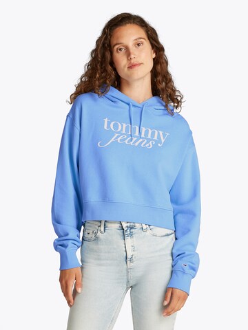 Felpa di Tommy Jeans in blu: frontale
