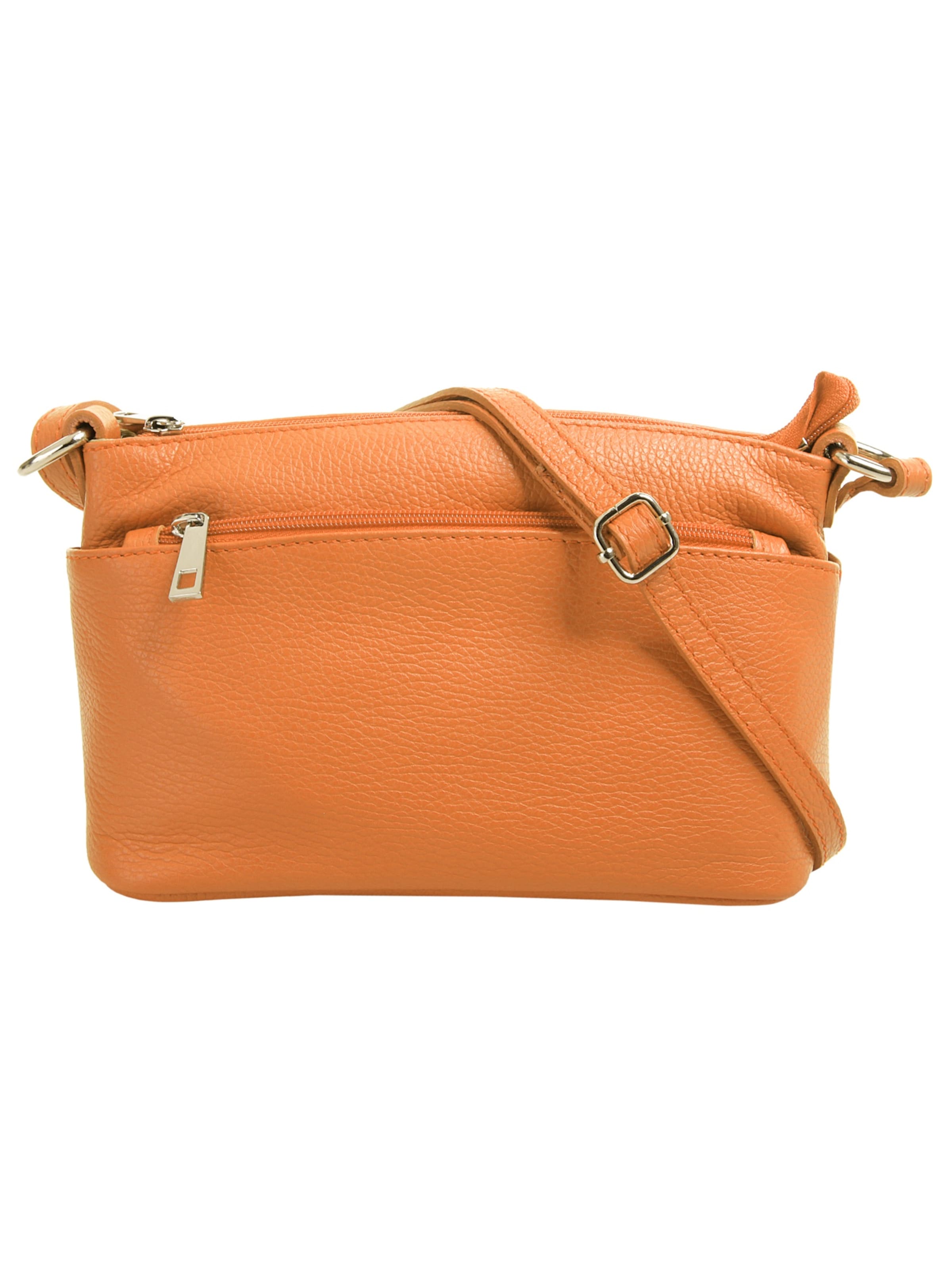 Sac à bandoulière Cluty en orange : devant